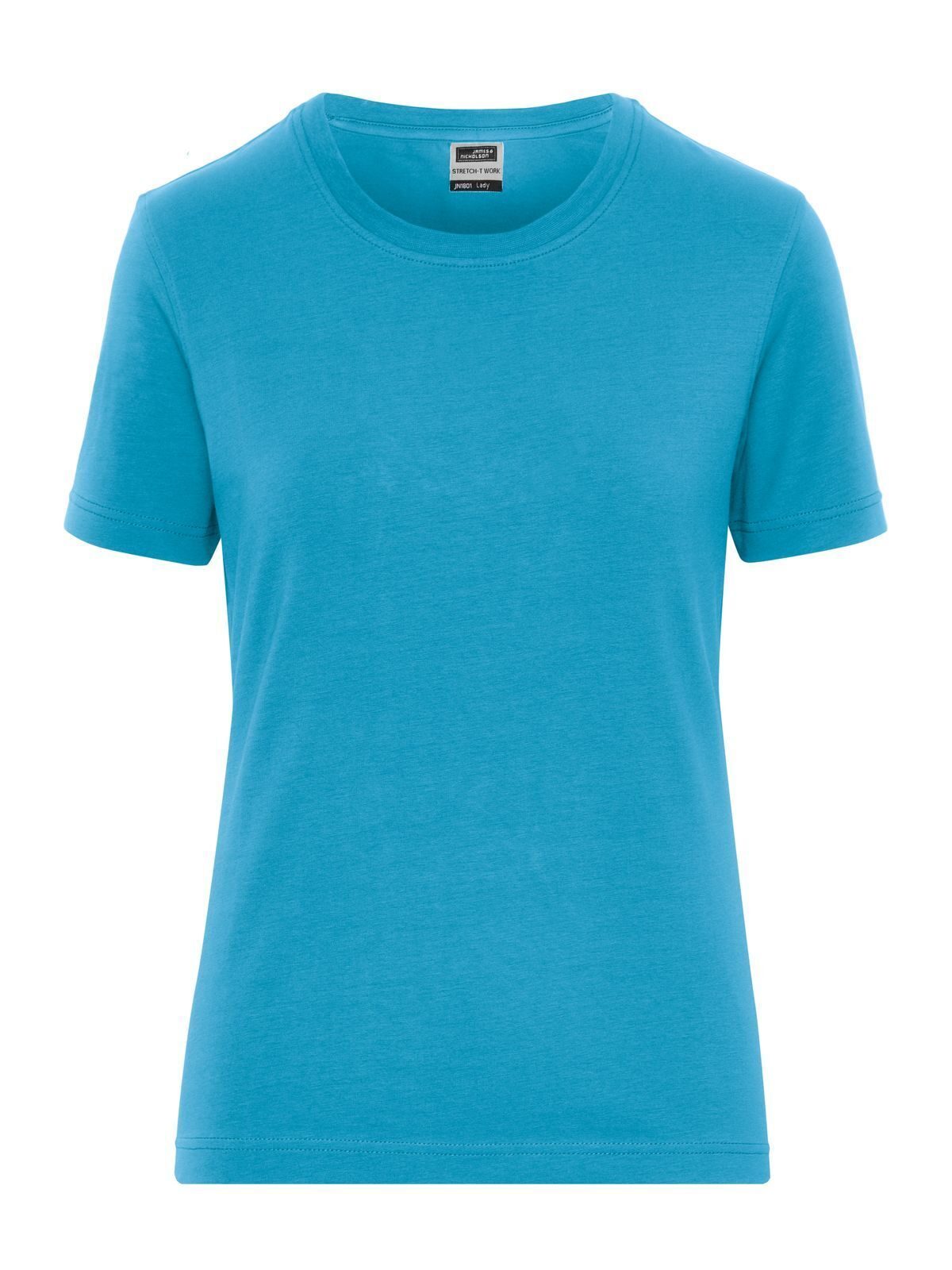 Ladies' Bio Stretch-T Work - Solid Damen T-Shirt – Daiber – Farbe Türkis – individuell veredelbar