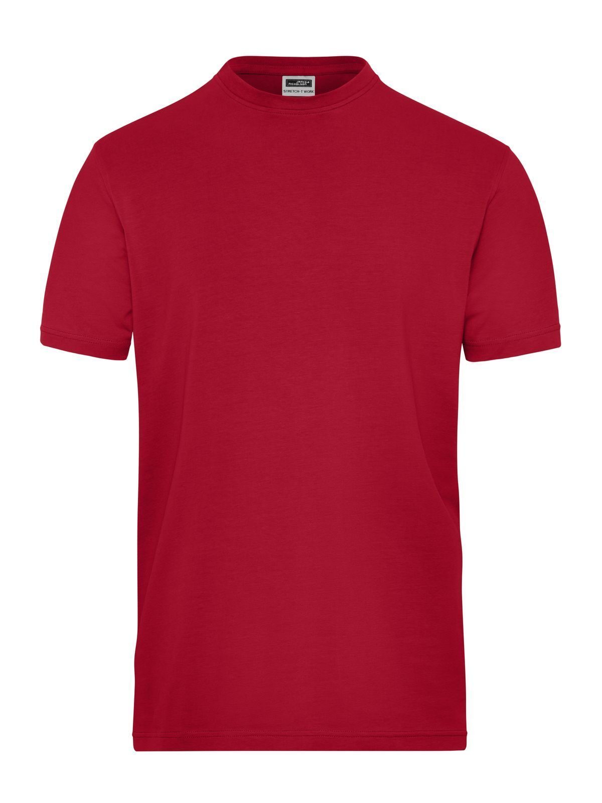Bio Stretch-T Work - Solid Herren T-Shirt – Daiber – Farbe Rot – individuell veredelbar