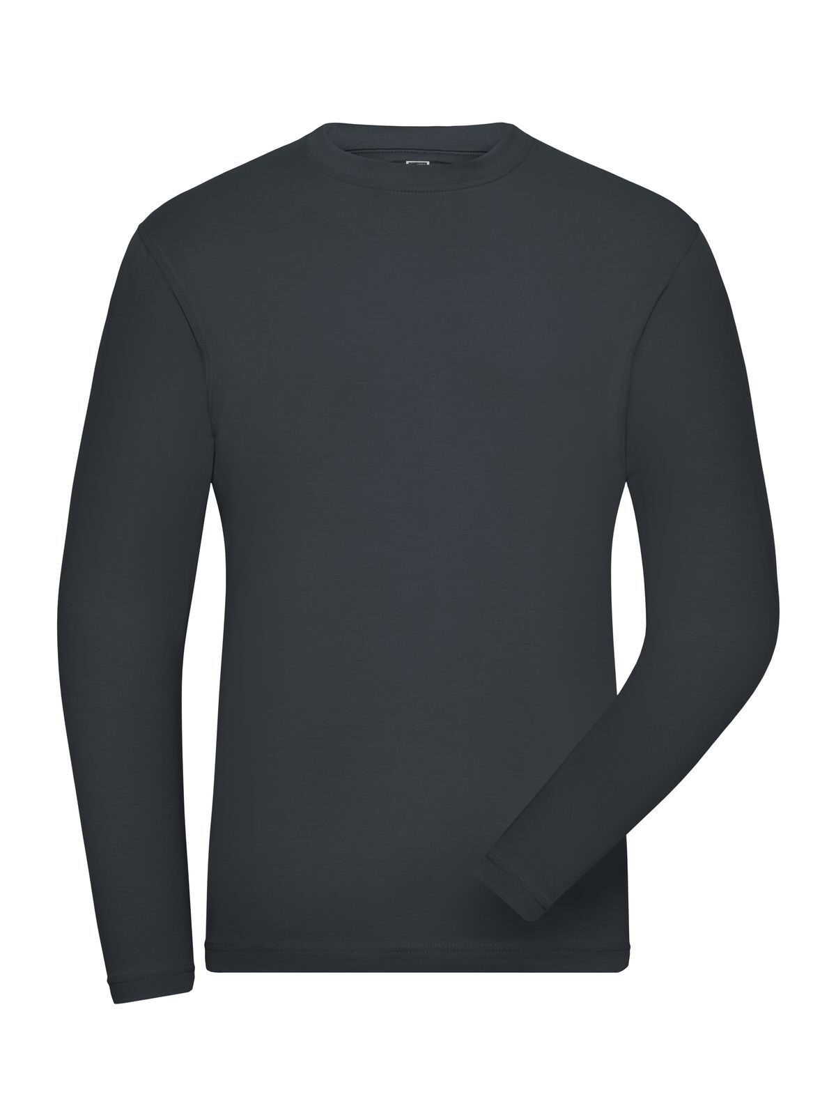 Bio Stretch-Longsleeve Work - Solid Herren T-Shirt – Daiber – Farbe carbon – individuell veredelbar