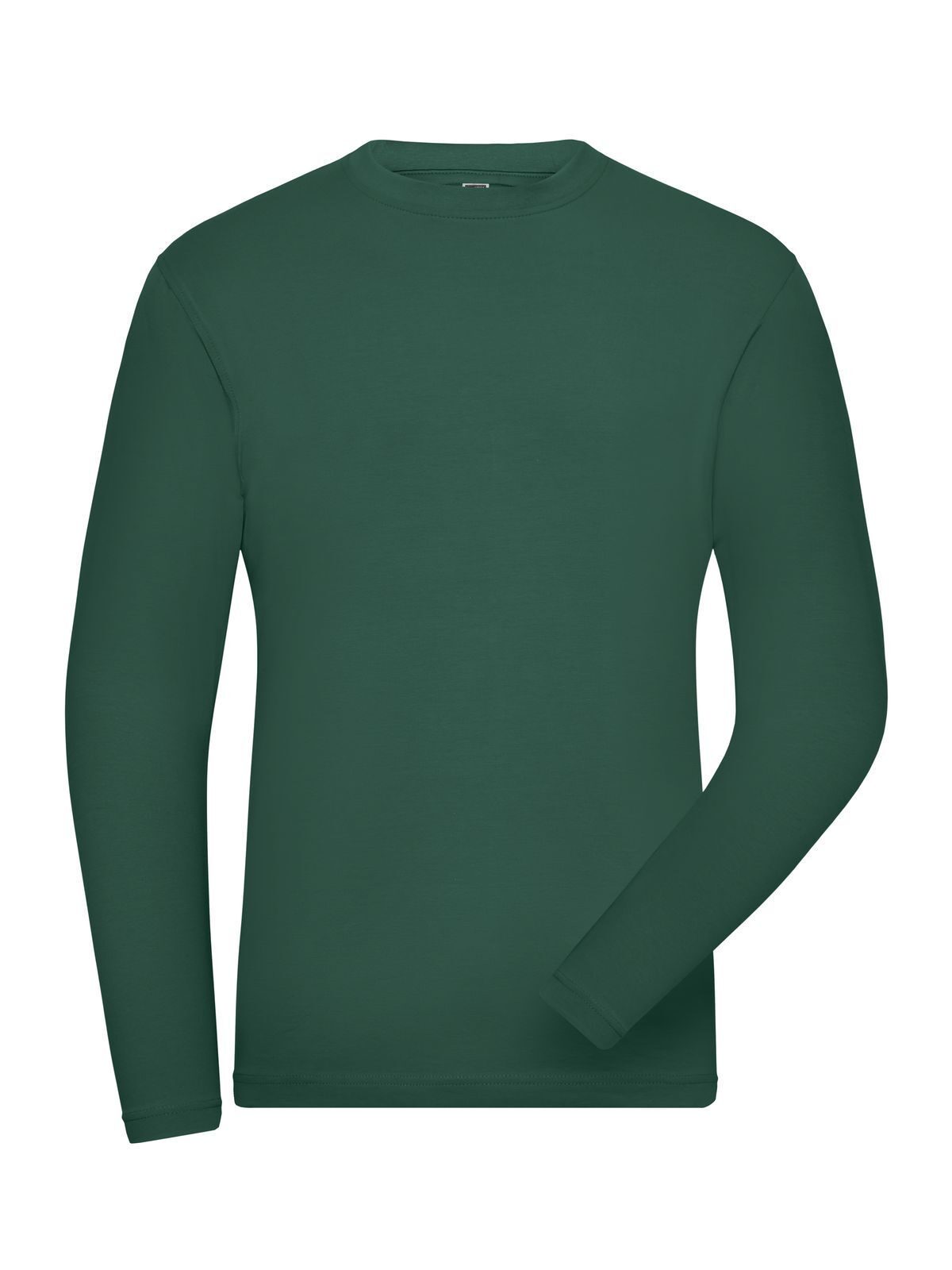 Bio Stretch-Longsleeve Work - Solid Herren T-Shirt – Daiber – Farbe dark-green – individuell veredelbar