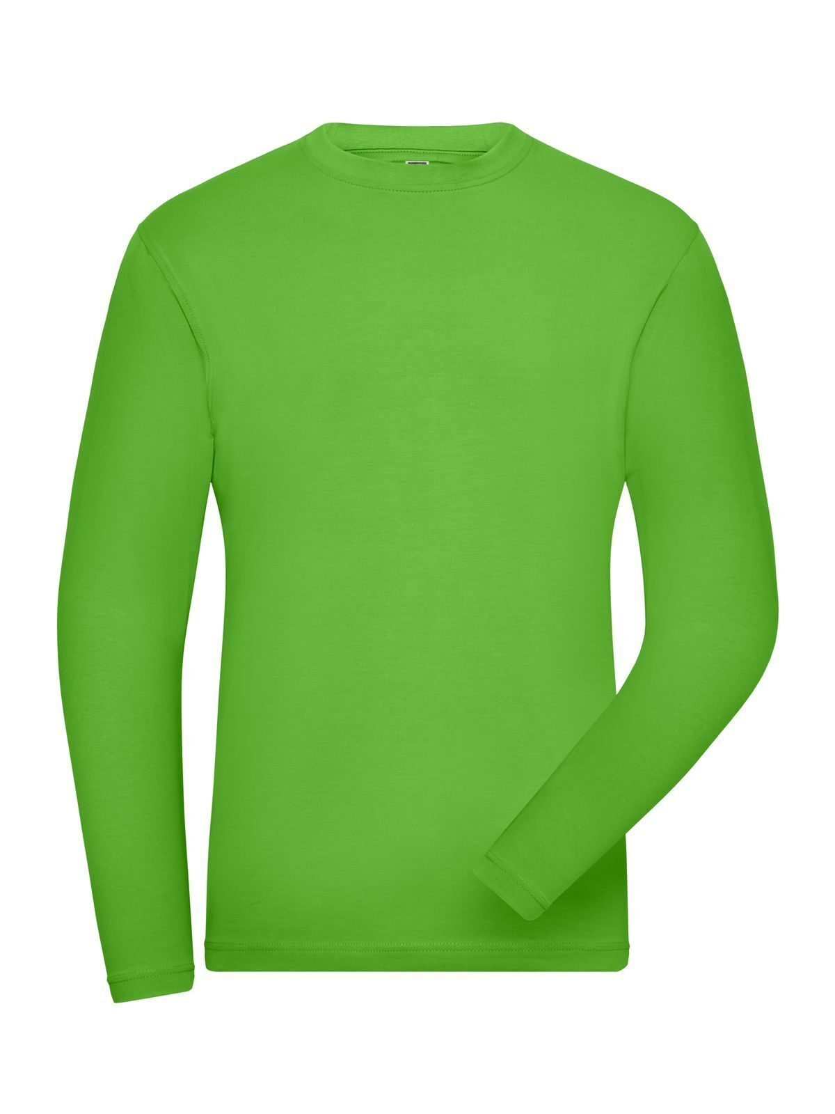 Bio Stretch-Longsleeve Work - Solid Herren T-Shirt – Daiber – Farbe lime-green – individuell veredelbar