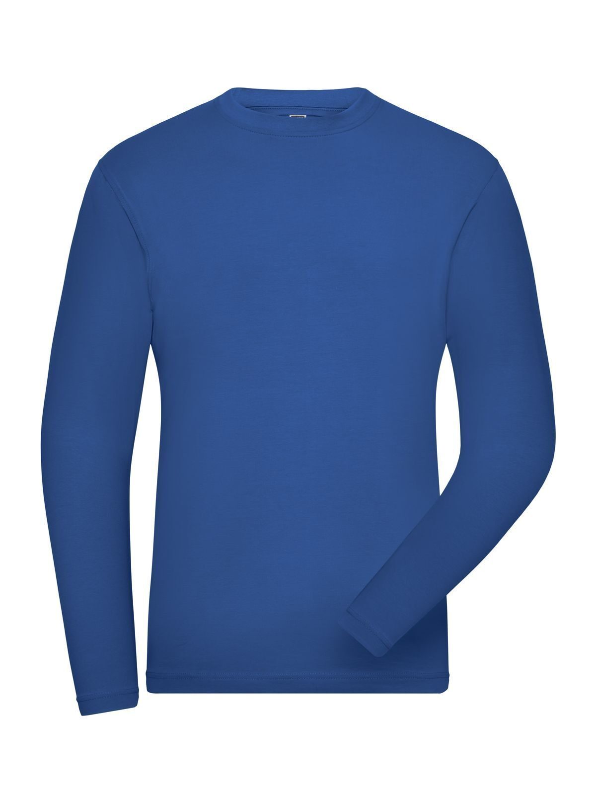 Bio Stretch-Longsleeve Work - Solid Herren T-Shirt – Daiber – Farbe Royalblau – individuell veredelbar