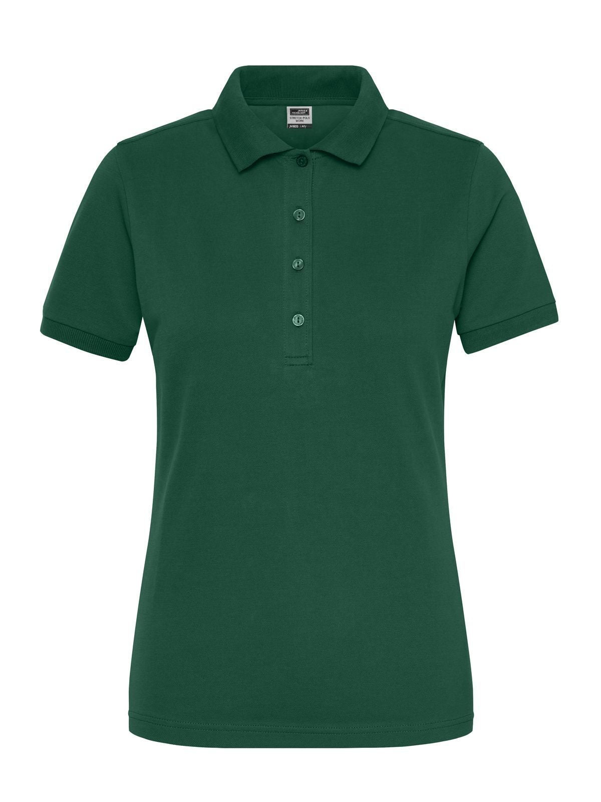 Ladies' Bio Stretch-Polo Work - Solid Damen Poloshirt – Daiber – Farbe dark-green – individuell veredelbar