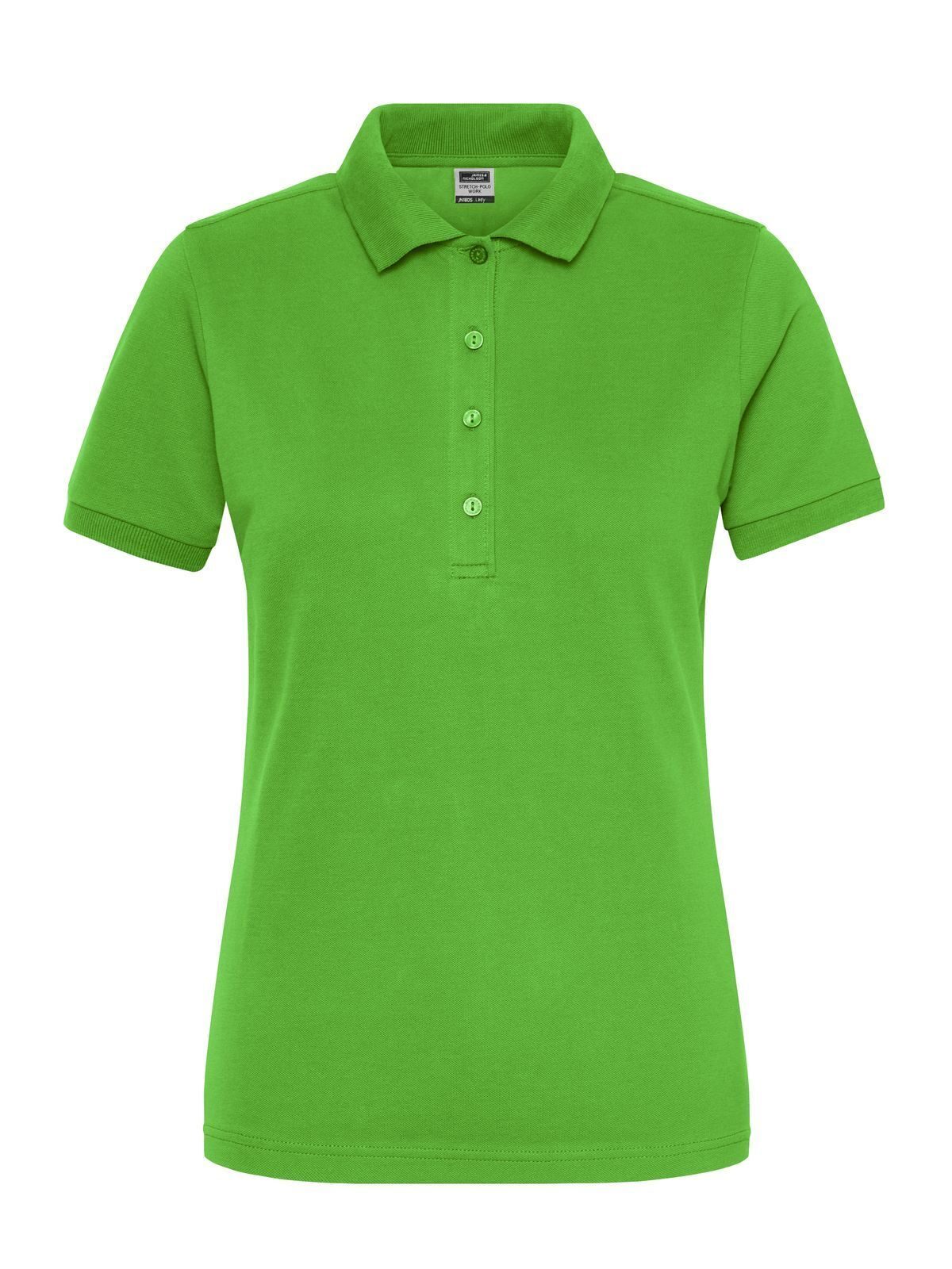 Ladies' Bio Stretch-Polo Work - Solid Damen Poloshirt – Daiber – Farbe lime-green – individuell veredelbar