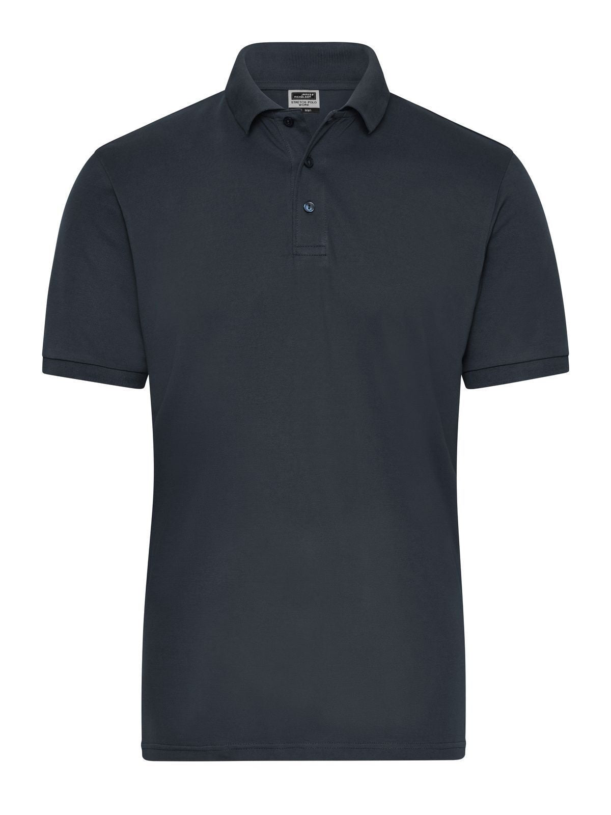 Bio Stretch-Polo Work - Solid Herren Poloshirt – Daiber – Farbe carbon – individuell veredelbar