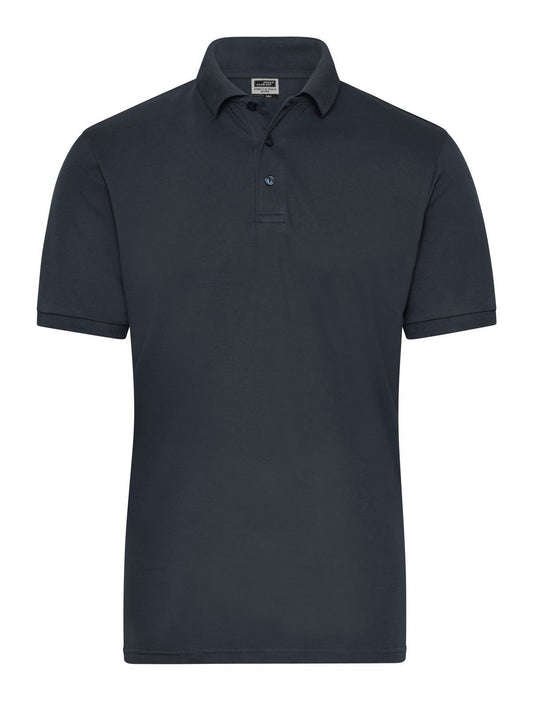 Bio Stretch-Polo Work - Solid Herren Poloshirt – Daiber – Farbe carbon – individuell veredelbar