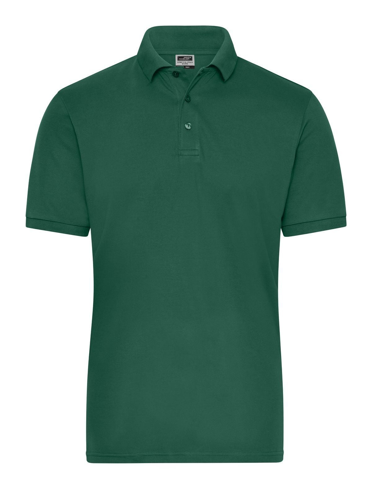 Bio Stretch-Polo Work - Solid Herren Poloshirt – Daiber – Farbe dark-green – individuell veredelbar