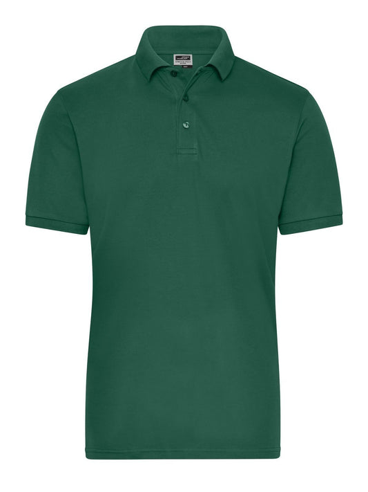 Bio Stretch-Polo Work - Solid Herren Poloshirt – Daiber – Farbe dark-green – individuell veredelbar