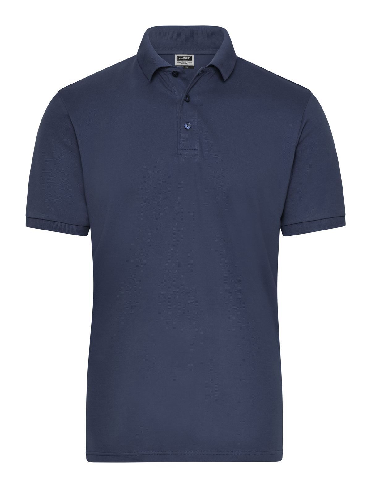 Bio Stretch-Polo Work - Solid Herren Poloshirt – Daiber – Farbe Navy – individuell veredelbar