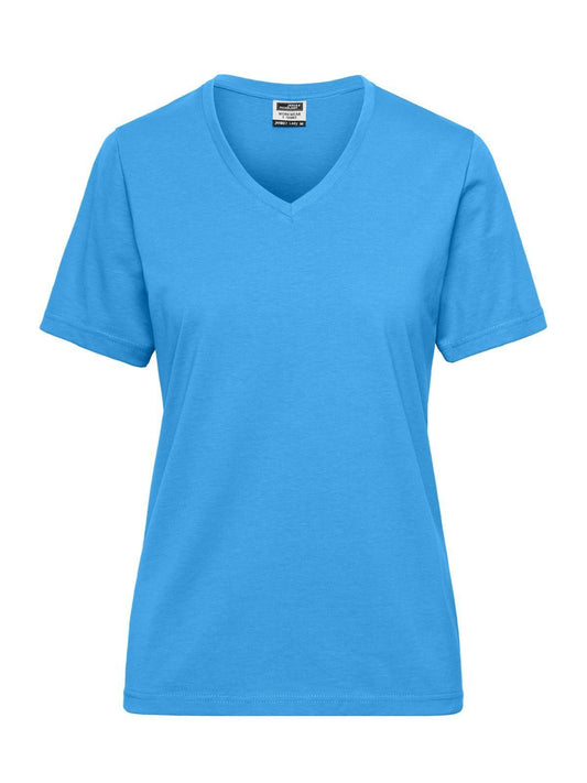 Ladies' Bio workwear Damen T-Shirt – Daiber – Farbe Aqua – individuell veredelbar