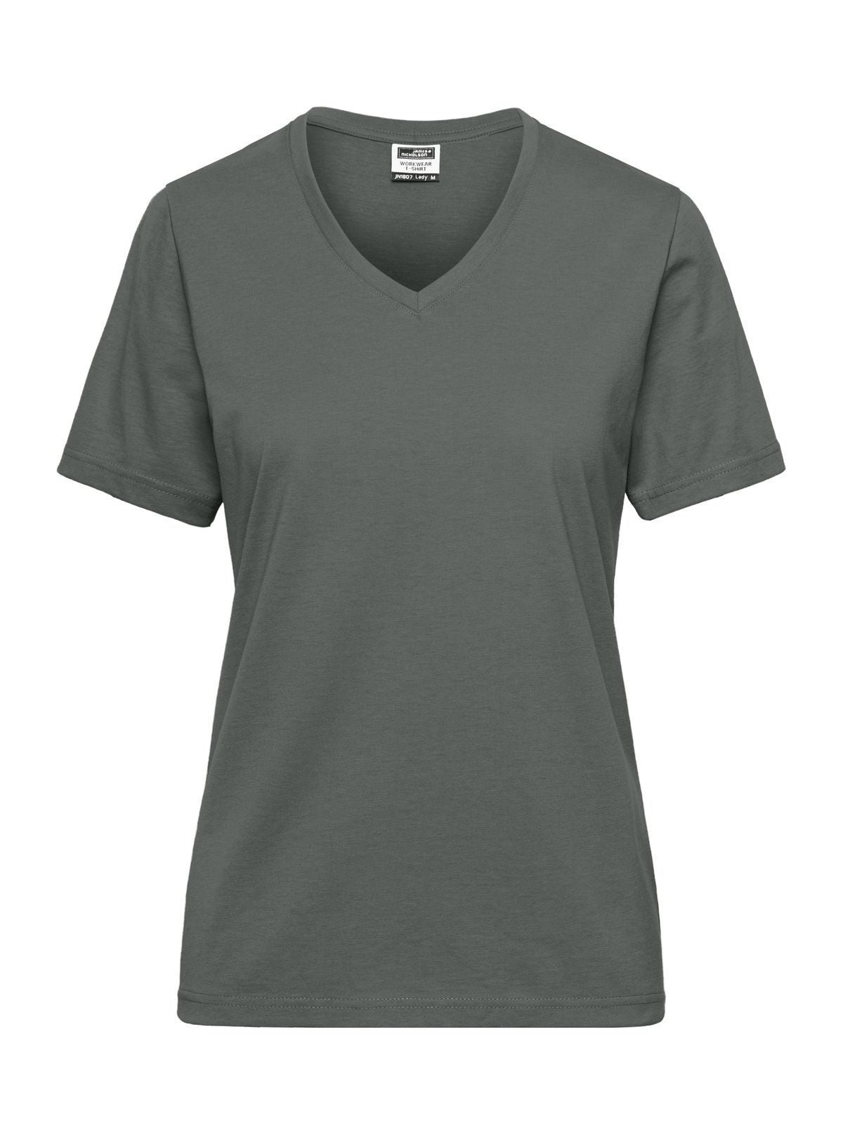 Ladies' Bio workwear Damen T-Shirt – Daiber – Farbe dark-grey – individuell veredelbar