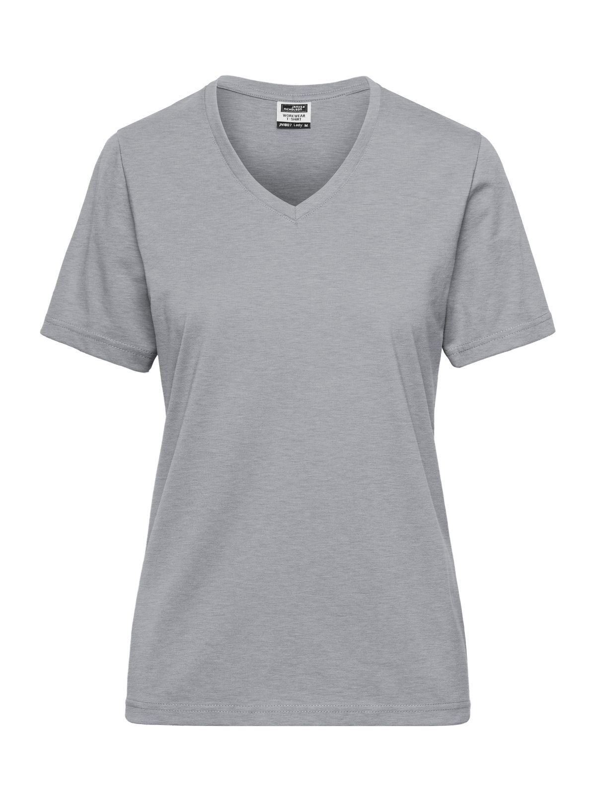 Ladies' Bio workwear Damen T-Shirt – Daiber – Farbe grey-heather – individuell veredelbar
