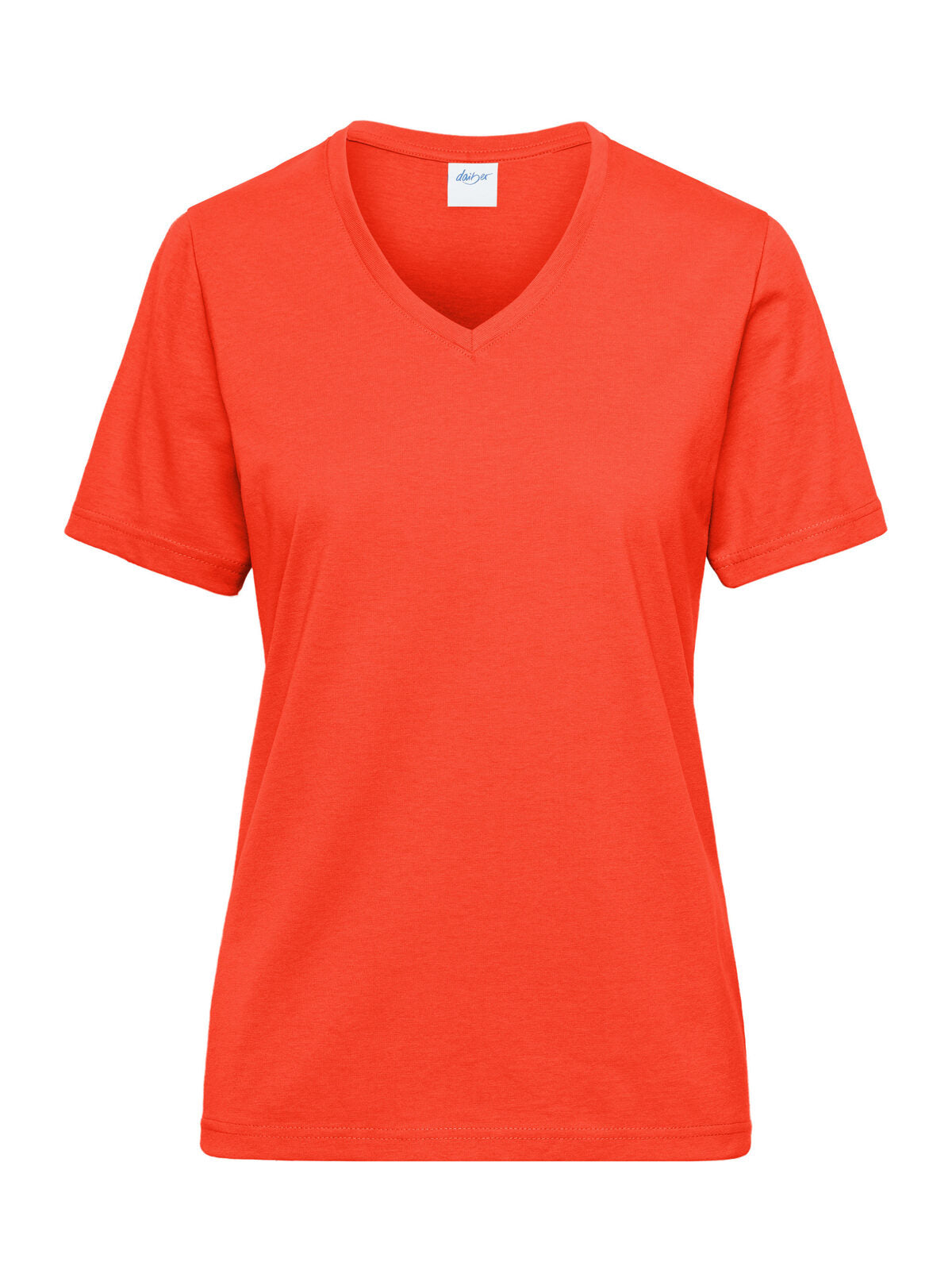 Ladies' Bio workwear Damen T-Shirt – Daiber – Farbe spicy-orange – individuell veredelbar