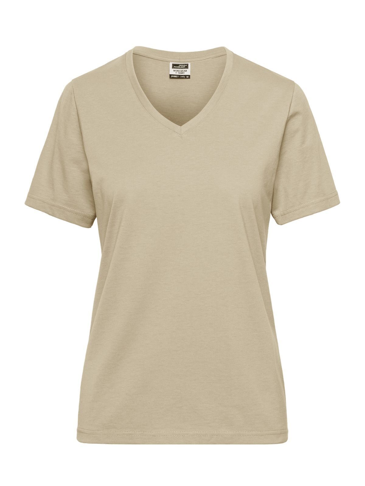Ladies' Bio workwear Damen T-Shirt – Daiber – Farbe Stein – individuell veredelbar