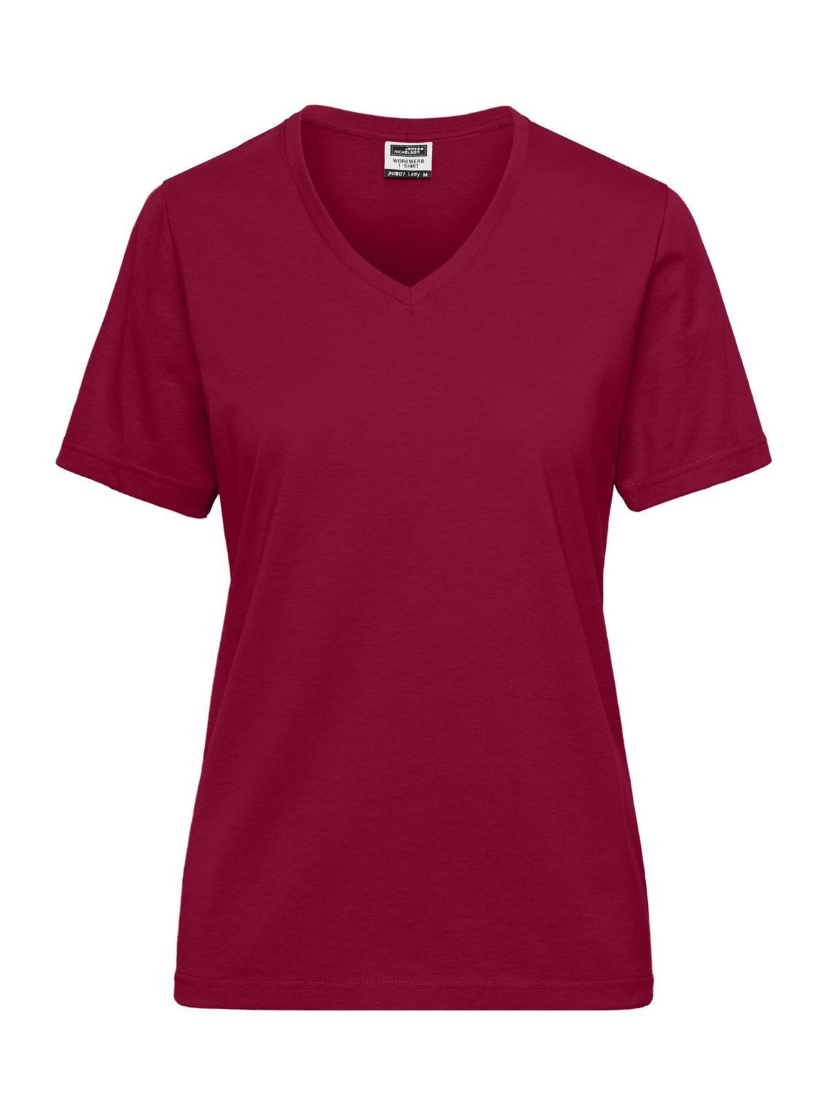 Ladies' Bio workwear Damen T-Shirt – Daiber – Farbe Bordeaux – individuell veredelbar