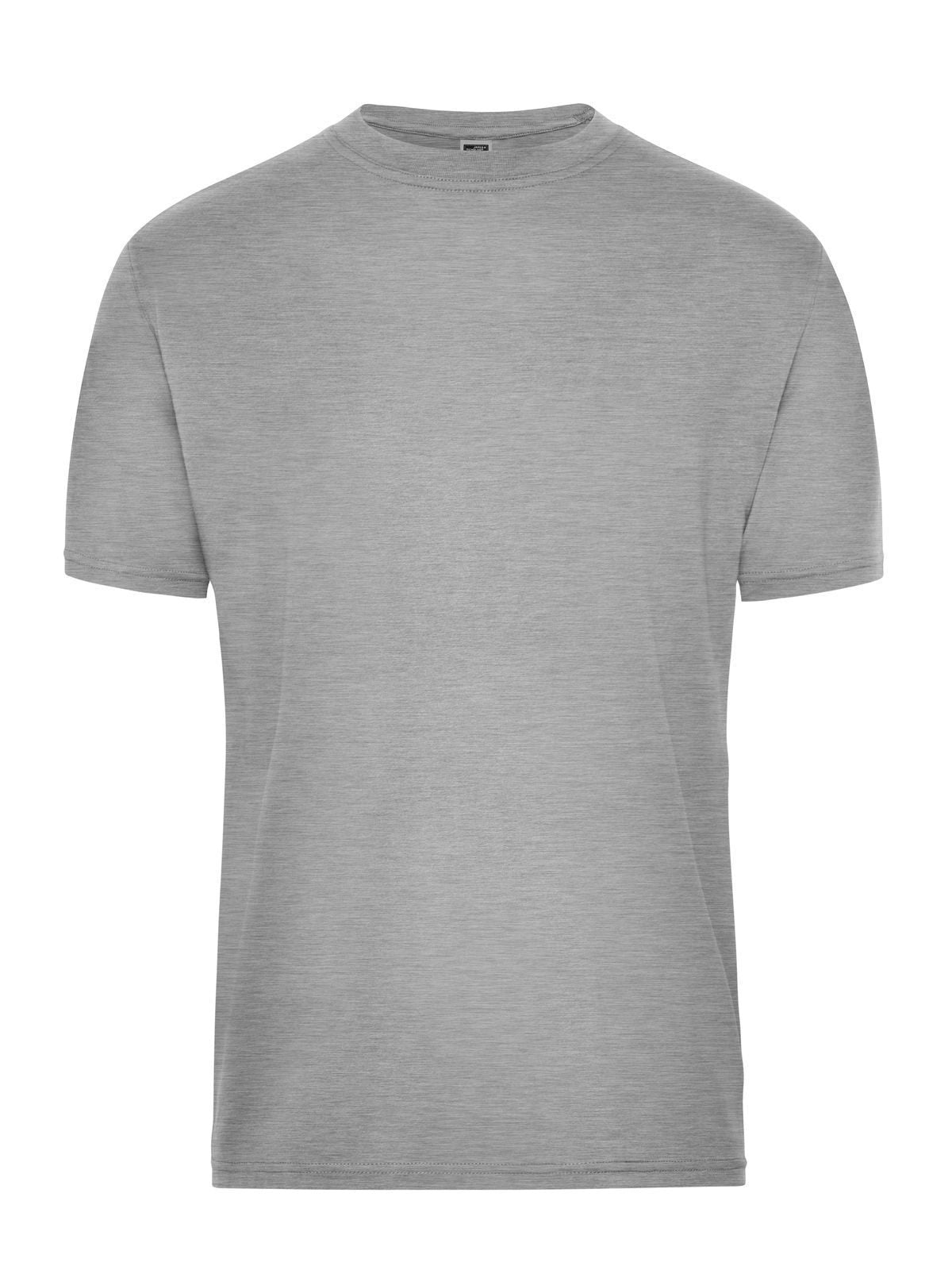Bio workwear Herren T-Shirt – Daiber – Farbe grey-heather – individuell veredelbar