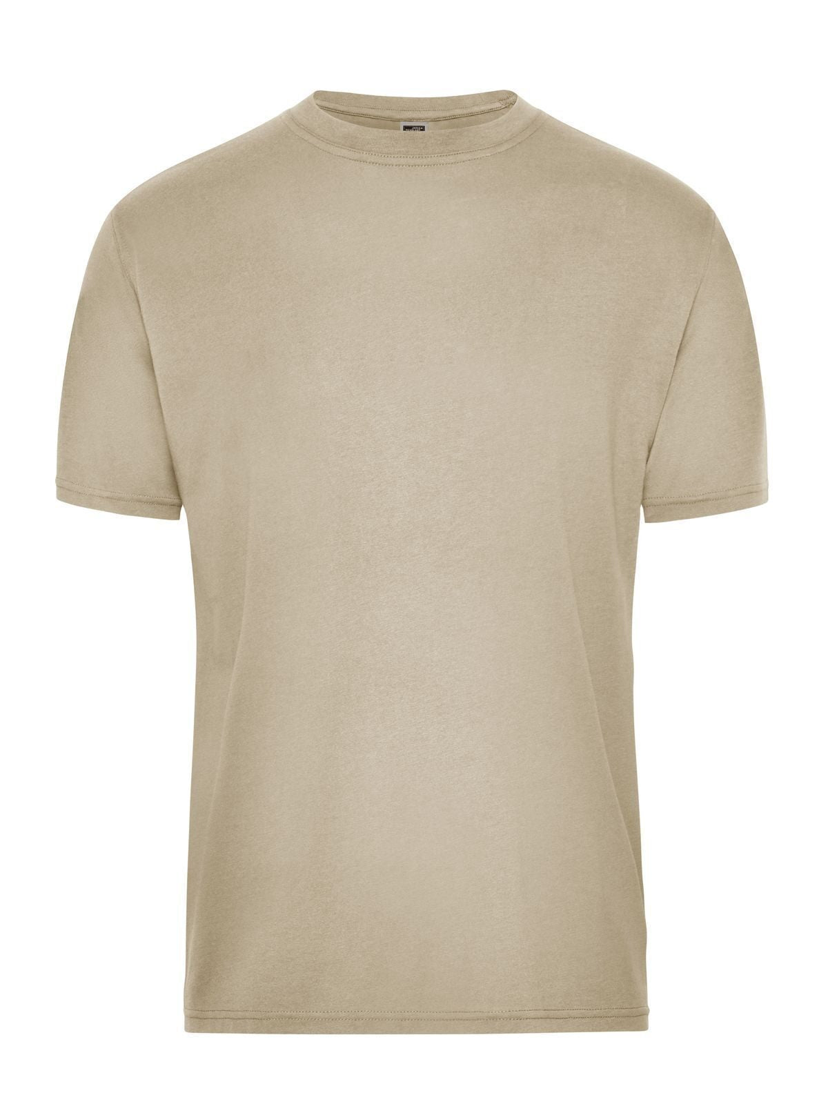 Bio workwear Herren T-Shirt – Daiber – Farbe Stein – individuell veredelbar