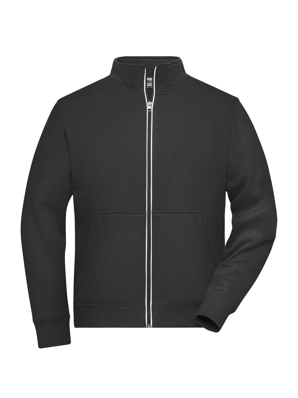 Doubleface Work Jacket - Solid Herren Sweatshirt / Hoodie – Daiber – Farbe Schwarz – individuell veredelbar