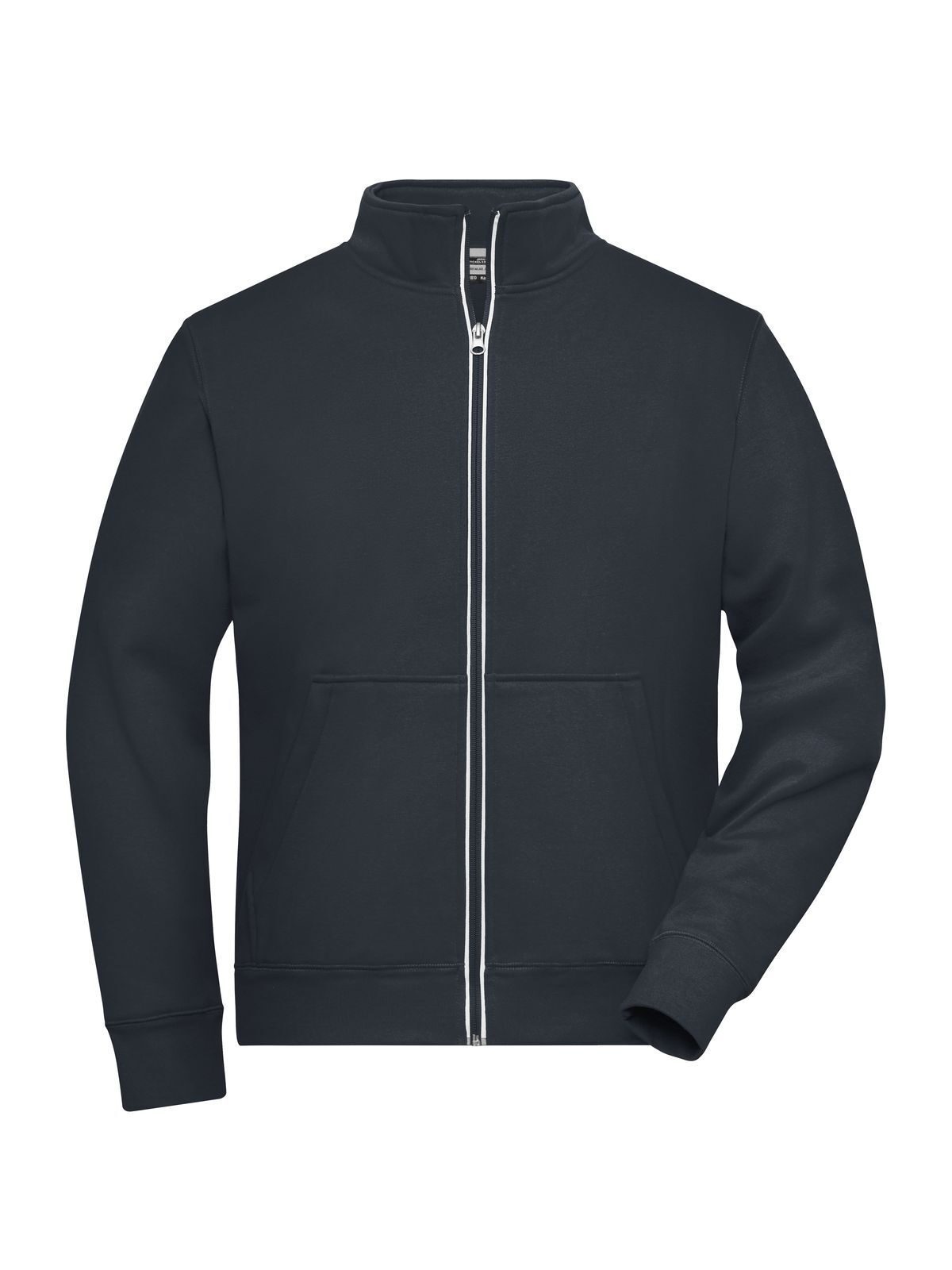 Doubleface Work Jacket - Solid Herren Sweatshirt / Hoodie – Daiber – Farbe carbon – individuell veredelbar