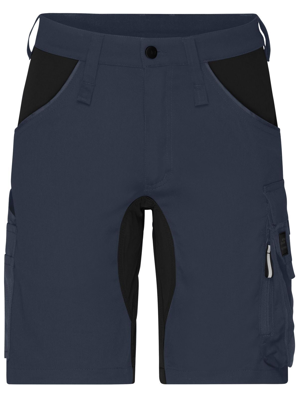 Workwear Stretch Bermuda-Slim Line Hose / Rock – Daiber – Farbe carbon/black – individuell veredelbar