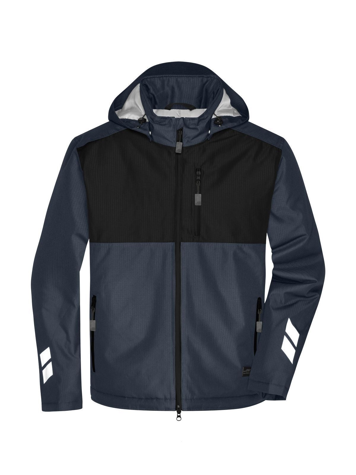 Padded Hardshell Workwear Jacket – Daiber – Farbe carbon/black – individuell veredelbar