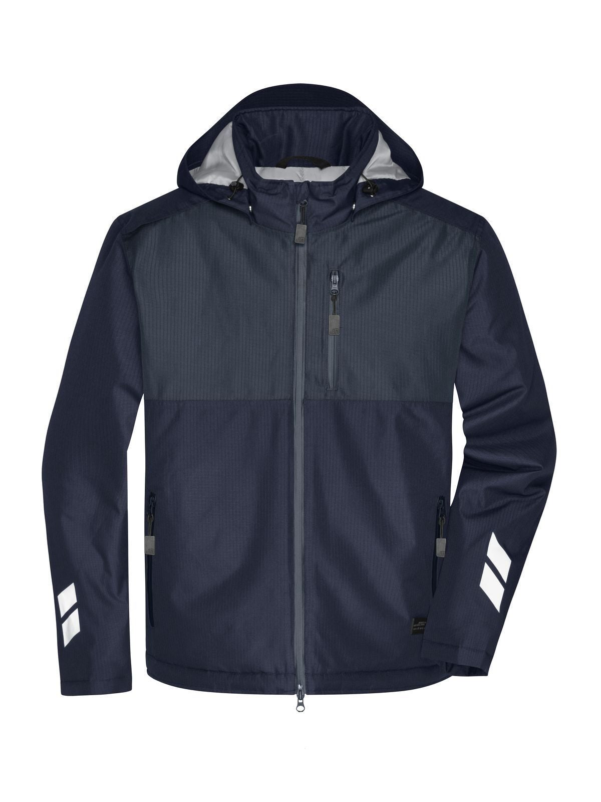 Padded Hardshell Workwear Jacket – Daiber – Farbe navy/carbon – individuell veredelbar