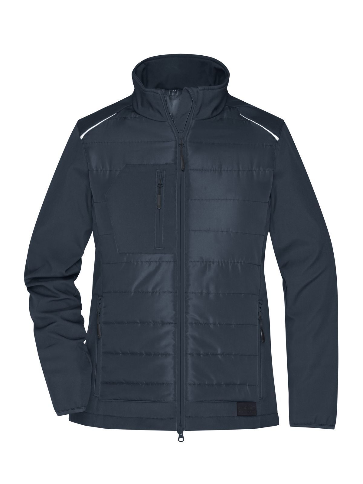 Ladies' Hybrid Jacket Damen Softshell – Daiber – Farbe carbon/carbon – individuell veredelbar
