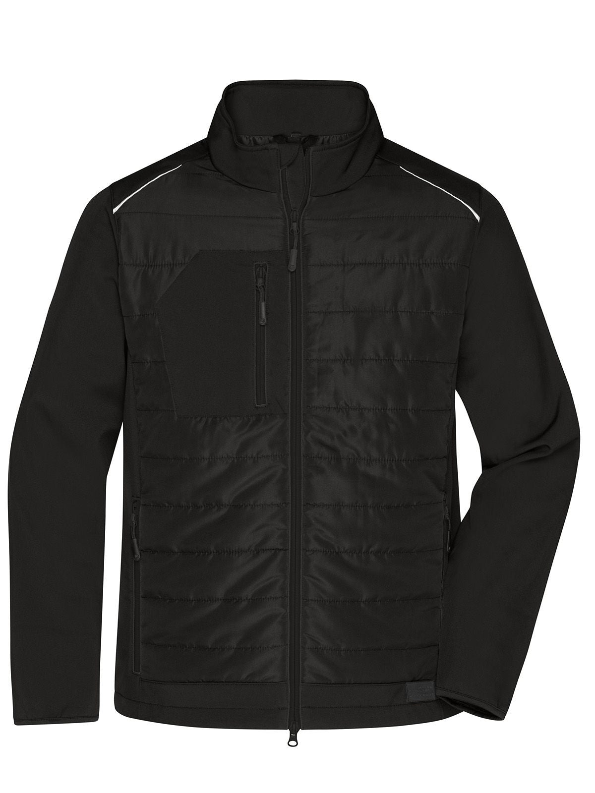 Hybrid Jacket Herren Softshell – Daiber – Farbe black/black – individuell veredelbar