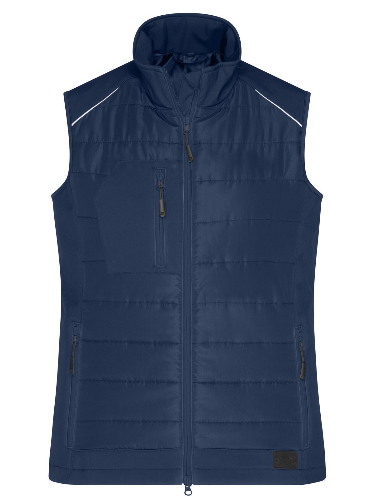 Ladies' Hybrid Vest Damen Softshell – Daiber – Farbe navy/navy – individuell veredelbar