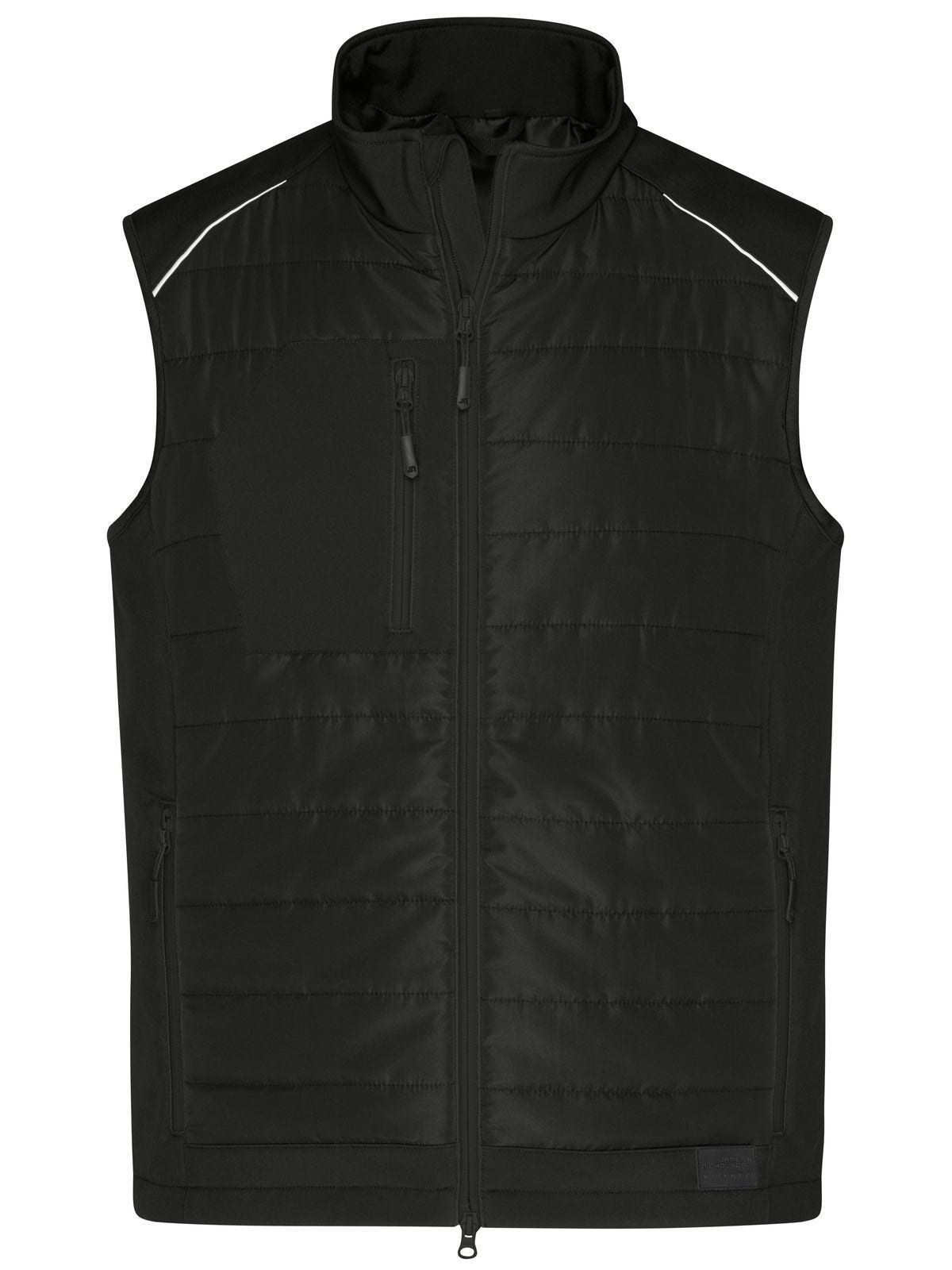 Hybrid Vest Herren Softshell – Daiber – Farbe black/black – individuell veredelbar