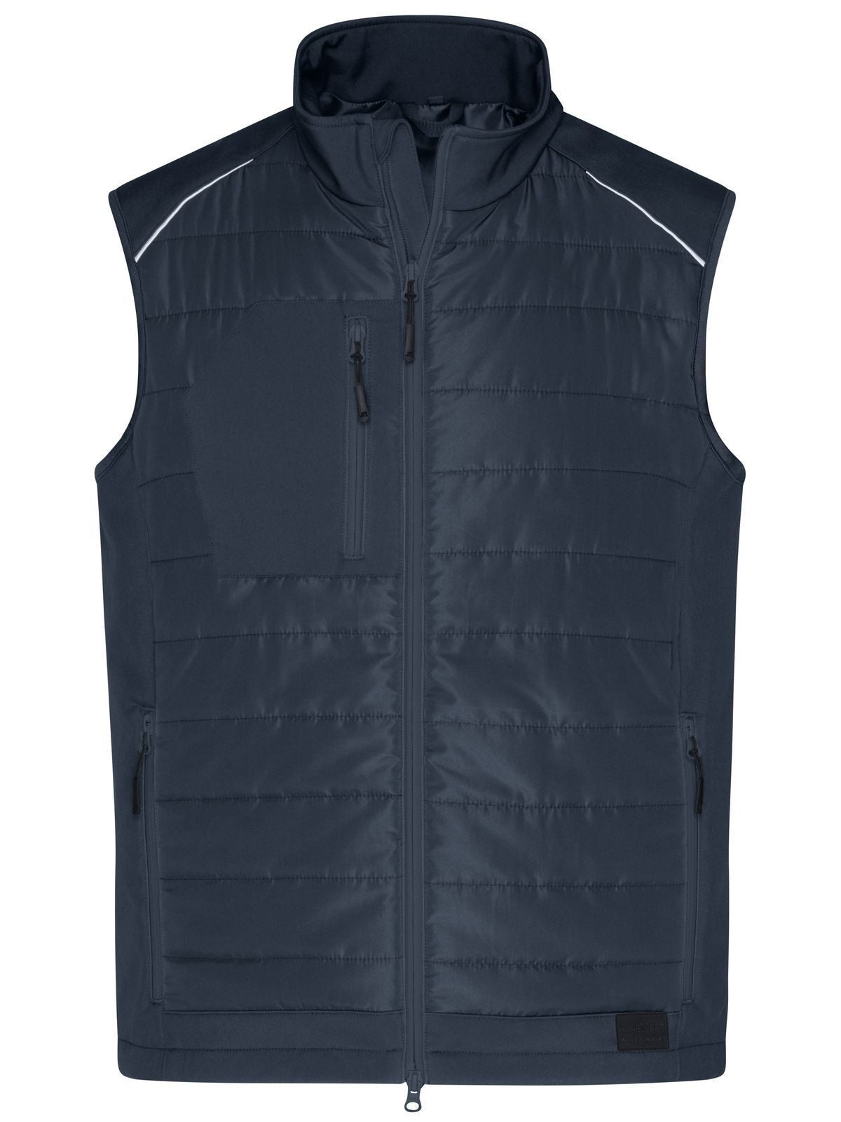 Hybrid Vest Herren Softshell – Daiber – Farbe carbon/carbon – individuell veredelbar