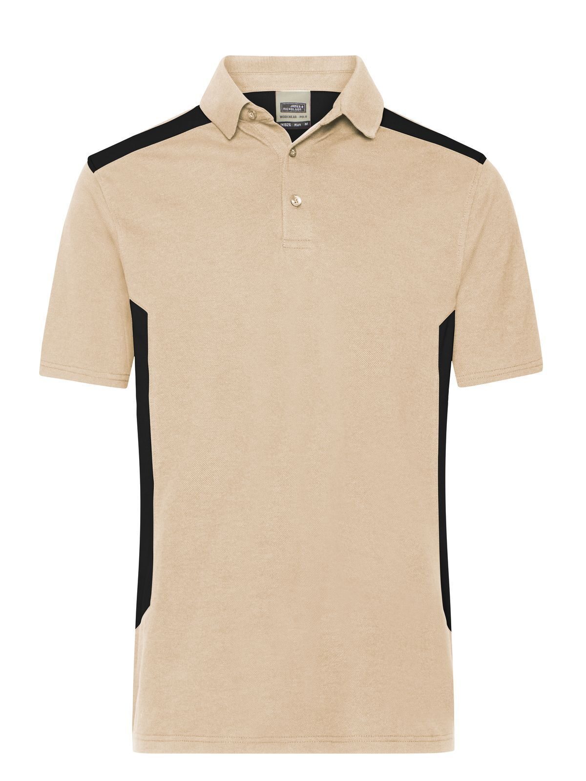 Workwear Polo - Strong Herren Poloshirt – Daiber – Farbe stone/black – individuell veredelbar
