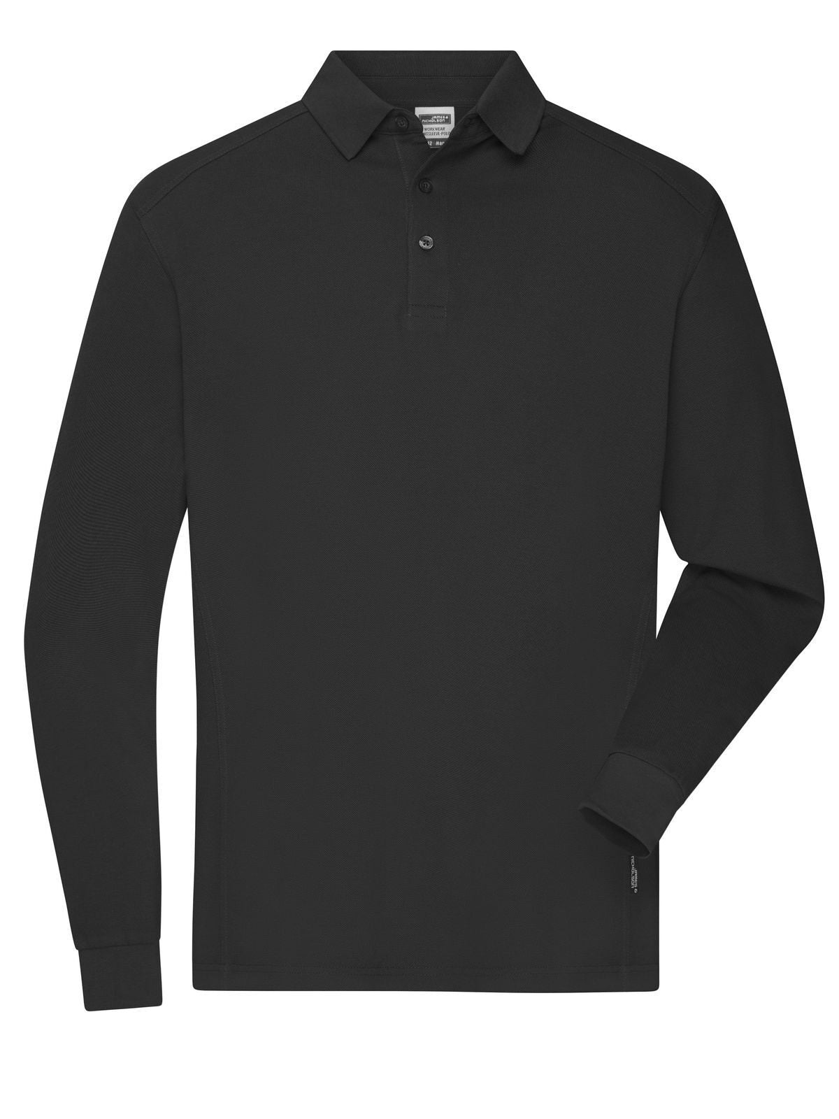 Workwear-Longsleeve Polo Herren Poloshirt – Daiber – Farbe Schwarz – individuell veredelbar