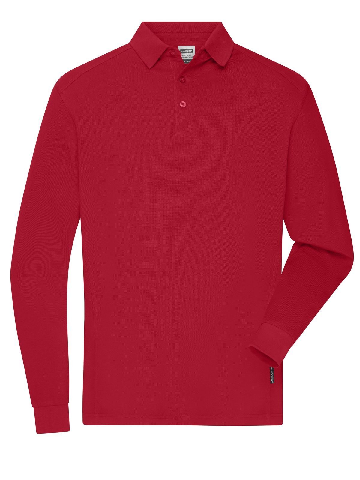 Workwear-Longsleeve Polo Herren Poloshirt – Daiber – Farbe Rot – individuell veredelbar