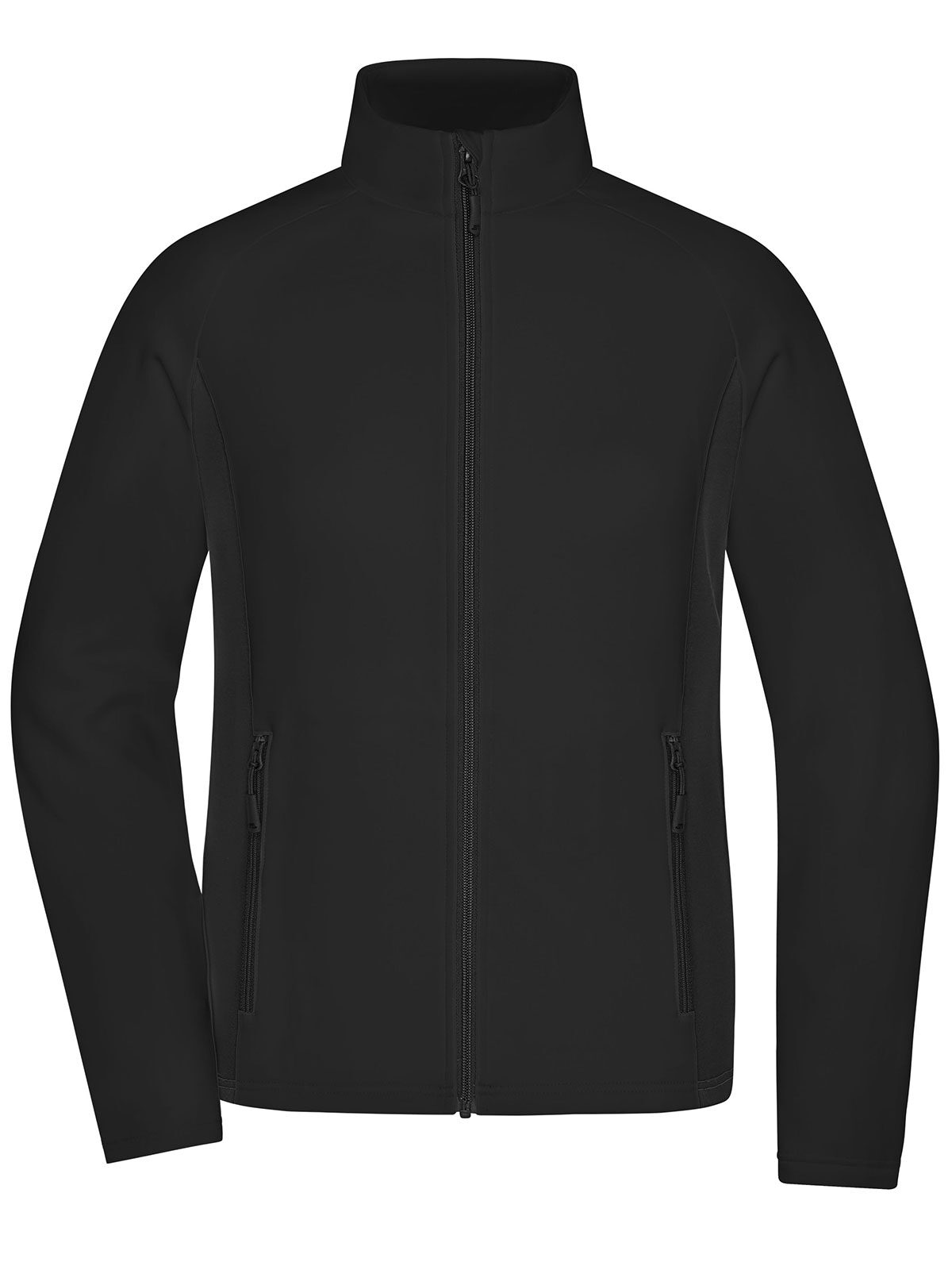 Ladies' Stretchfleece Jacket Damen – Daiber – Farbe black/black – individuell veredelbar