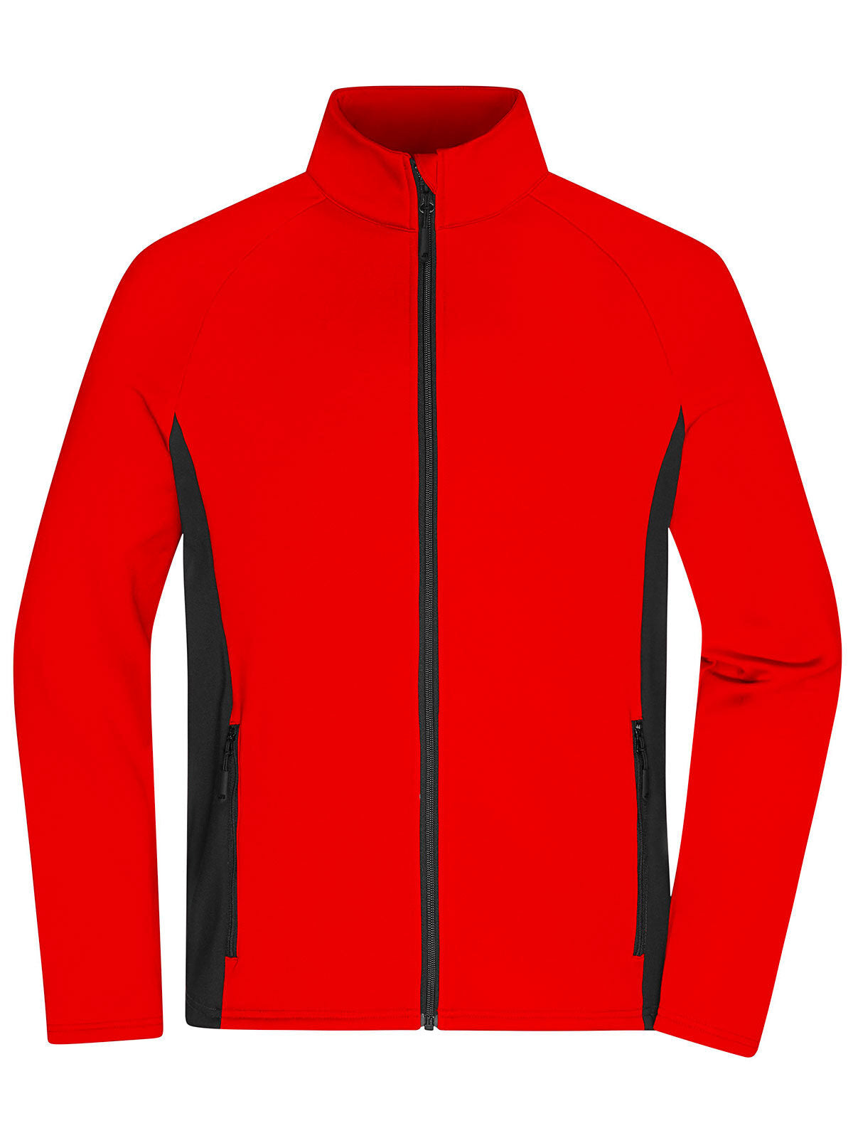 Stretchfleece Jacket Herren – Daiber – Farbe red/black – individuell veredelbar
