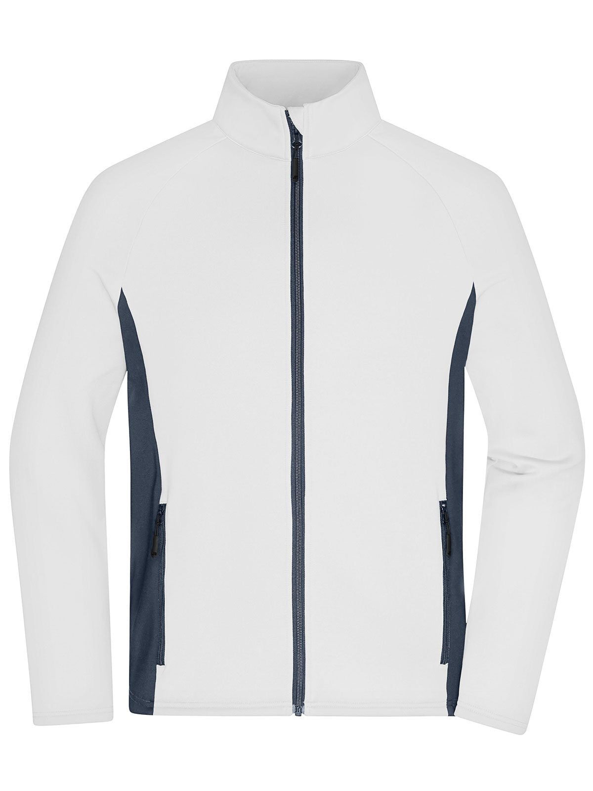 Stretchfleece Jacket Herren – Daiber – Farbe white/carbon – individuell veredelbar