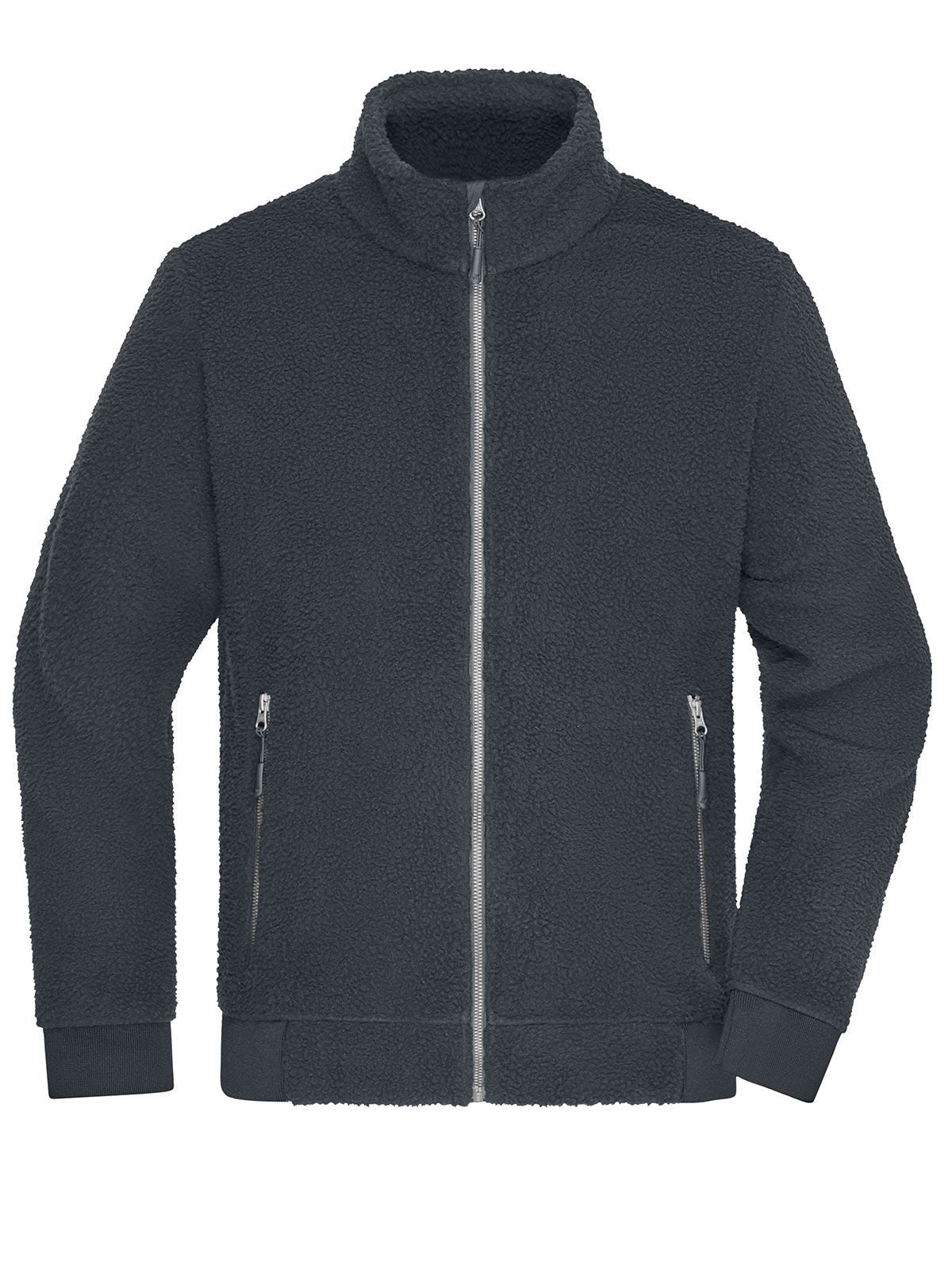 Sherpa Jacket Herren Fleece – Daiber – Farbe carbon – individuell veredelbar