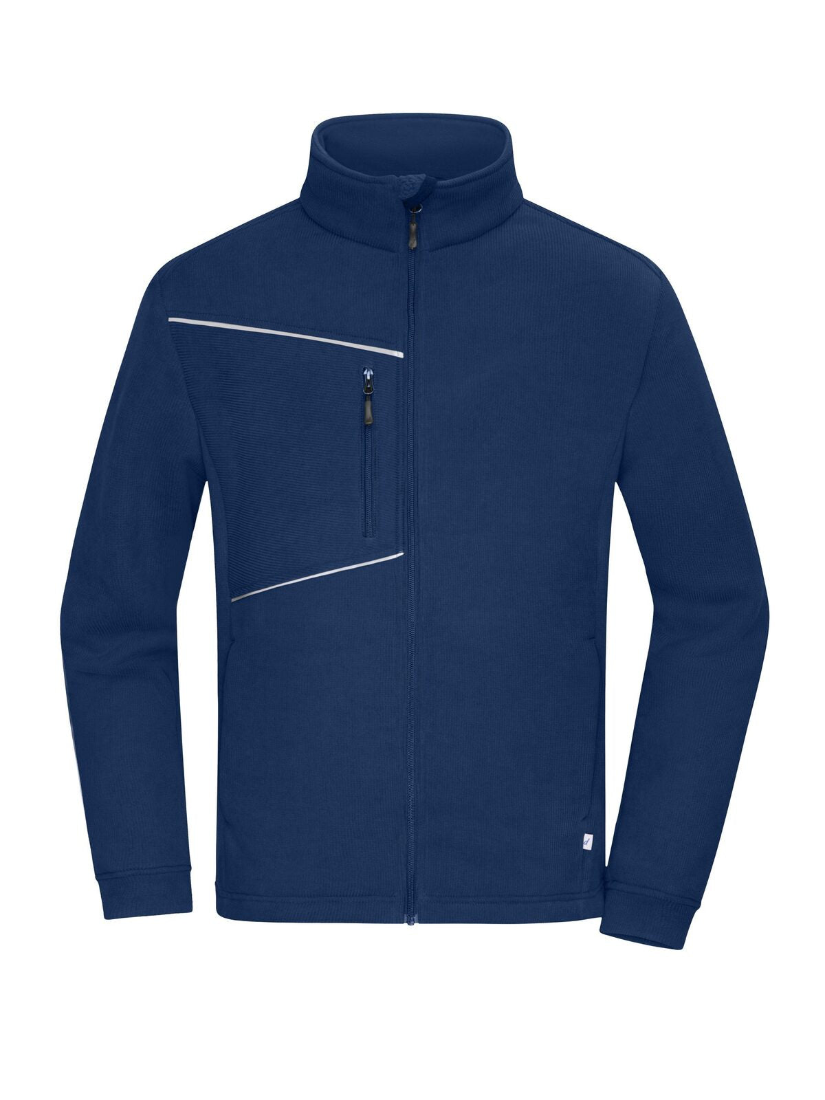 Fleece Jacket - Corduroy Look Herren – Daiber – Farbe Navy – individuell veredelbar
