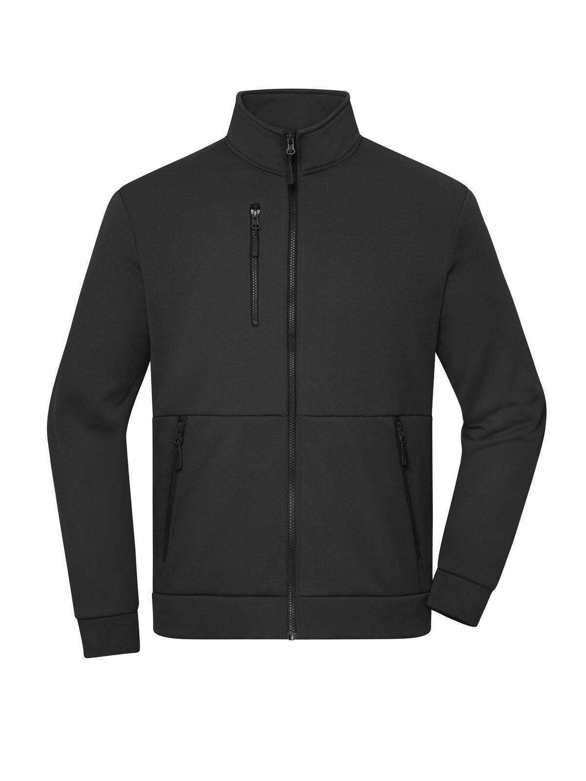 Workwear Fleece Jacket Herren – Daiber – Farbe Schwarz – individuell veredelbar