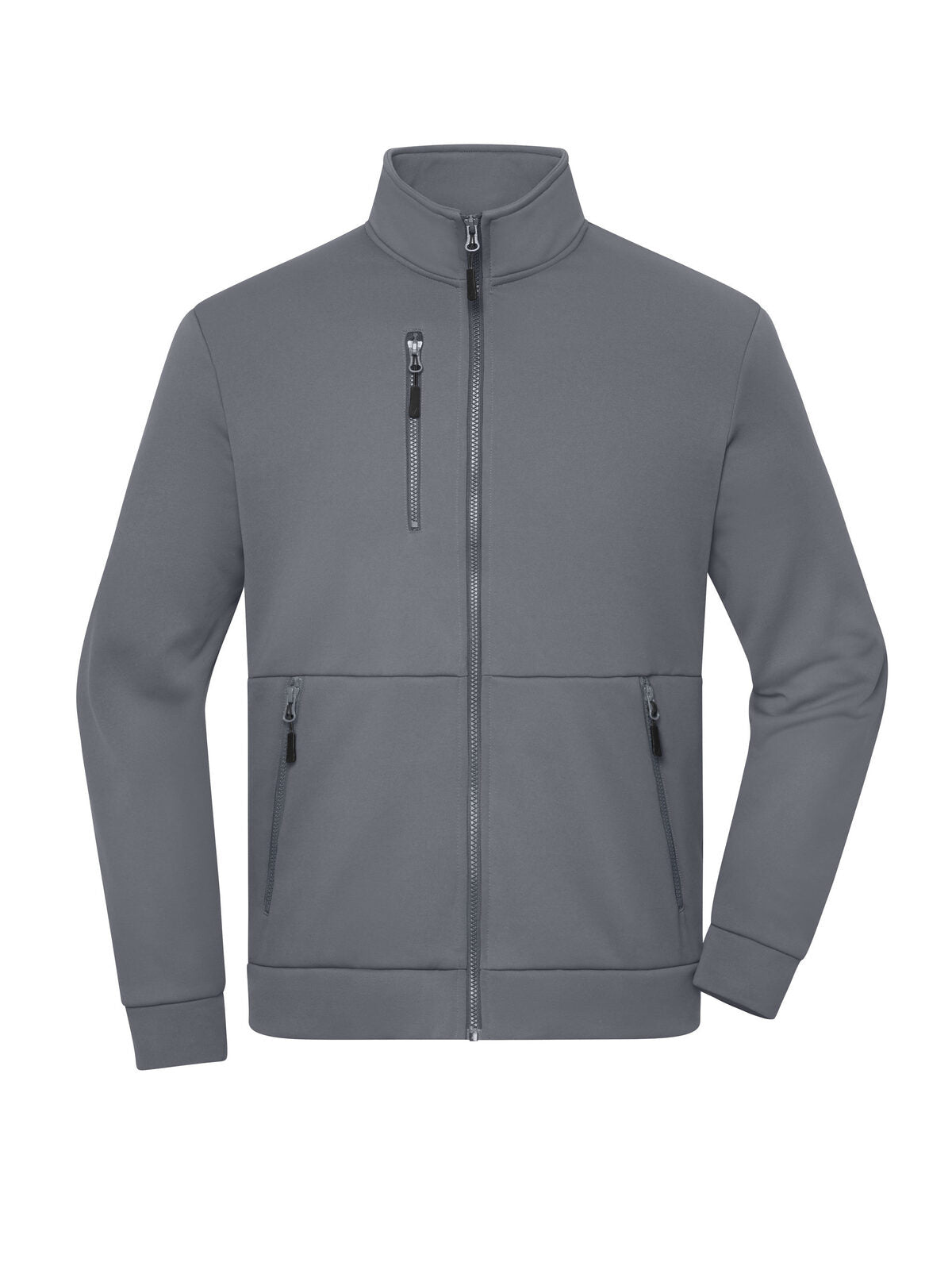 Workwear Fleece Jacket Herren – Daiber – Farbe metal-grey – individuell veredelbar