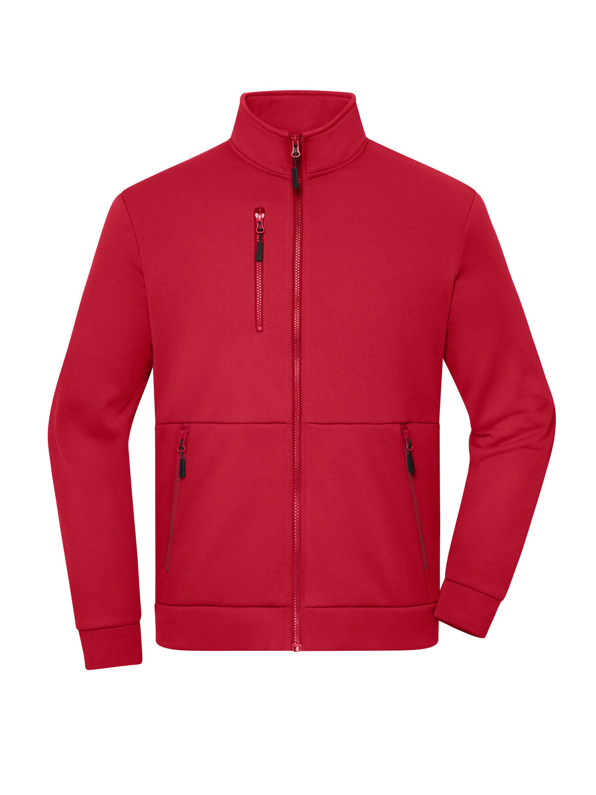 Workwear Fleece Jacket Herren – Daiber – Farbe Rot – individuell veredelbar