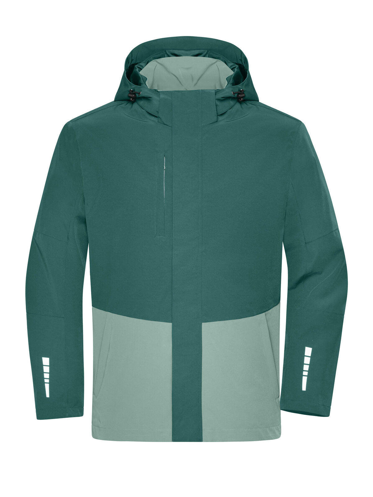 Workwear Hardshell Rainjacket Herren – Daiber – Farbe industrial-green/foggy-green – individuell veredelbar