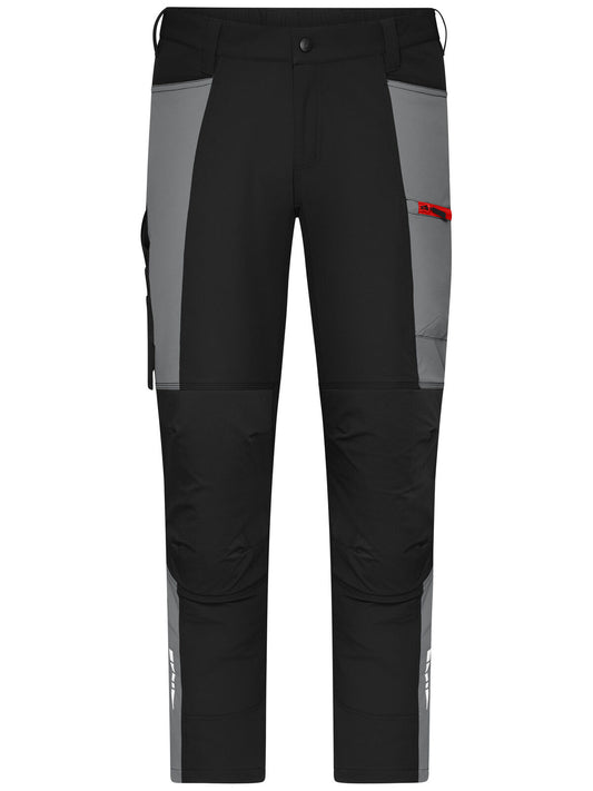 Workwear Pants (All-Season) 4-Way Stretch Herren Hose / Rock – Daiber – Farbe black/metal-grey – individuell veredelbar
