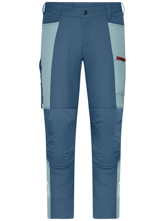 Workwear Pants (All-Season) 4-Way Stretch Herren Hose / Rock – Daiber – Farbe deep-blue/steel-blue – individuell veredelbar
