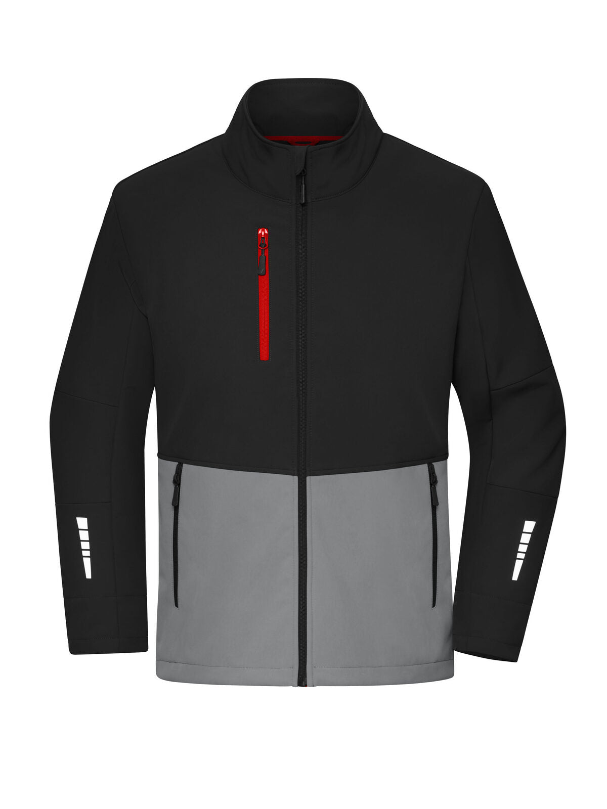 Workwear Softshell Jacket Herren – Daiber – Farbe black/metal-grey – individuell veredelbar