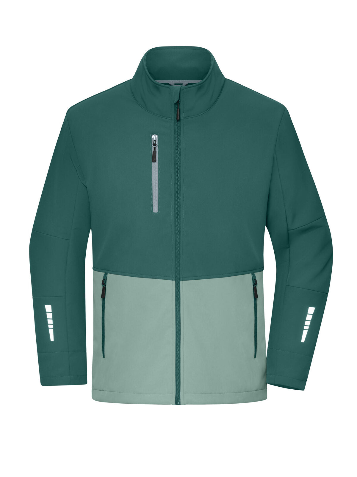 Workwear Softshell Jacket Herren – Daiber – Farbe industrial-green/foggy-green – individuell veredelbar