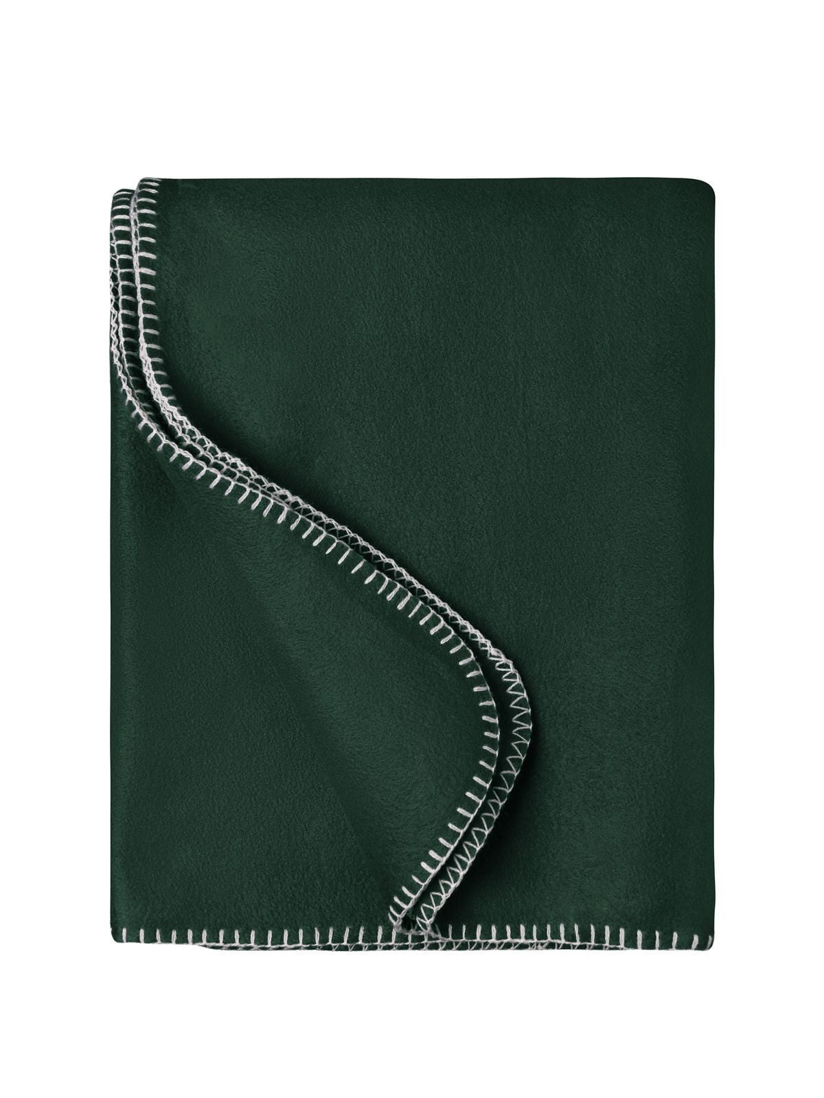 Fleece Blanket 130x170 Handtuch – Daiber – Farbe dark-green/natural – individuell veredelbar