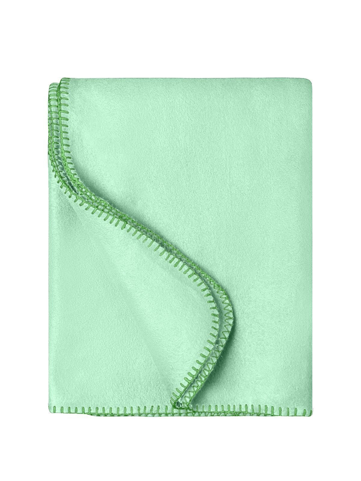 Fleece Blanket 130x170 Handtuch – Daiber – Farbe soft-green/green – individuell veredelbar