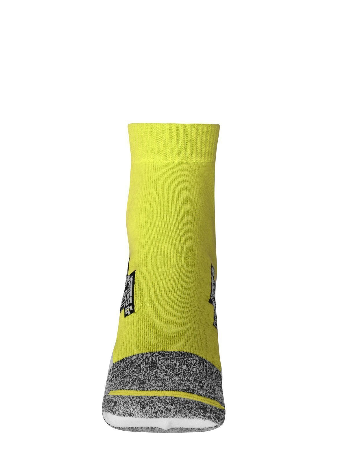 Sport Sneaker Socks Unterwäsche / Socken – Daiber – Farbe bright-yellow/white – individuell veredelbar